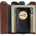 Two-Tone Leather Magnetic Wallet